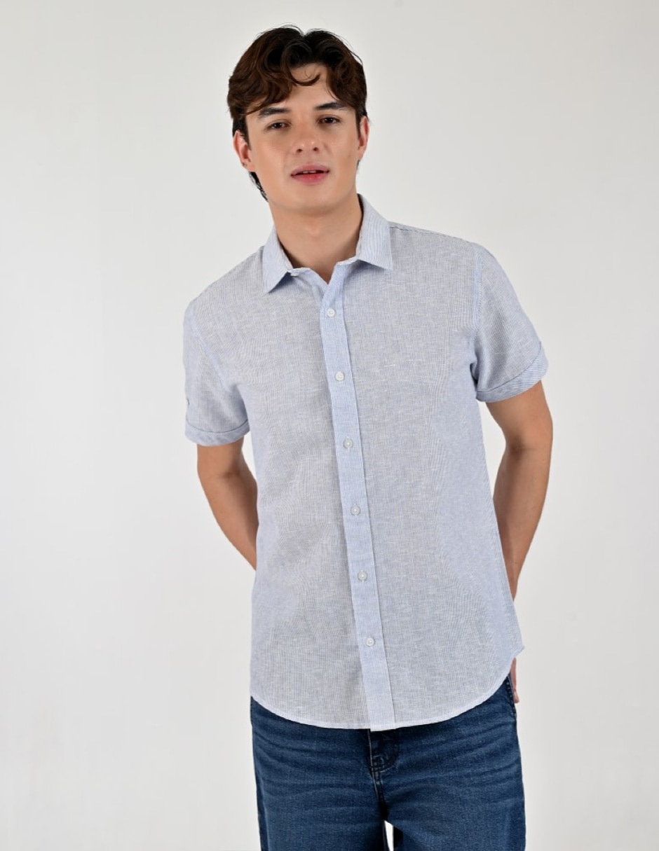 Camisa casual manga corta para hombre Camisa casual manga corta para hombre
