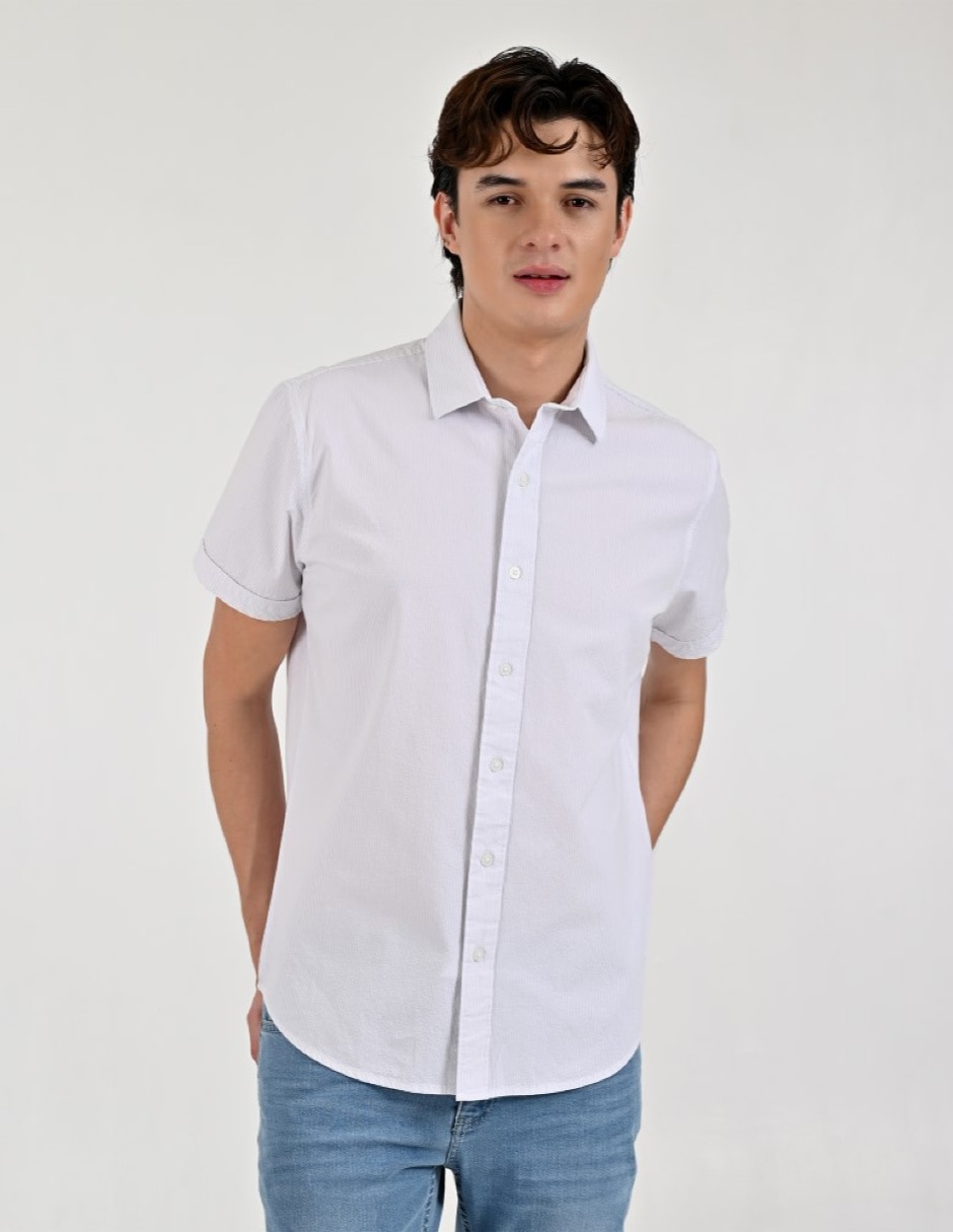Camisa casual manga corta para hombre Camisa casual manga corta para hombre