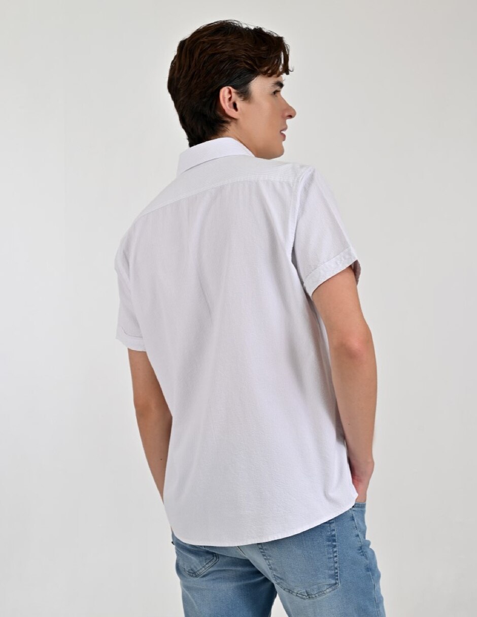 Camisa casual manga corta para hombre 2