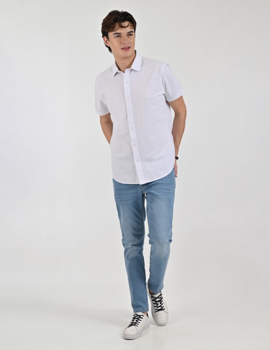 Camisa casual manga corta para hombre 3