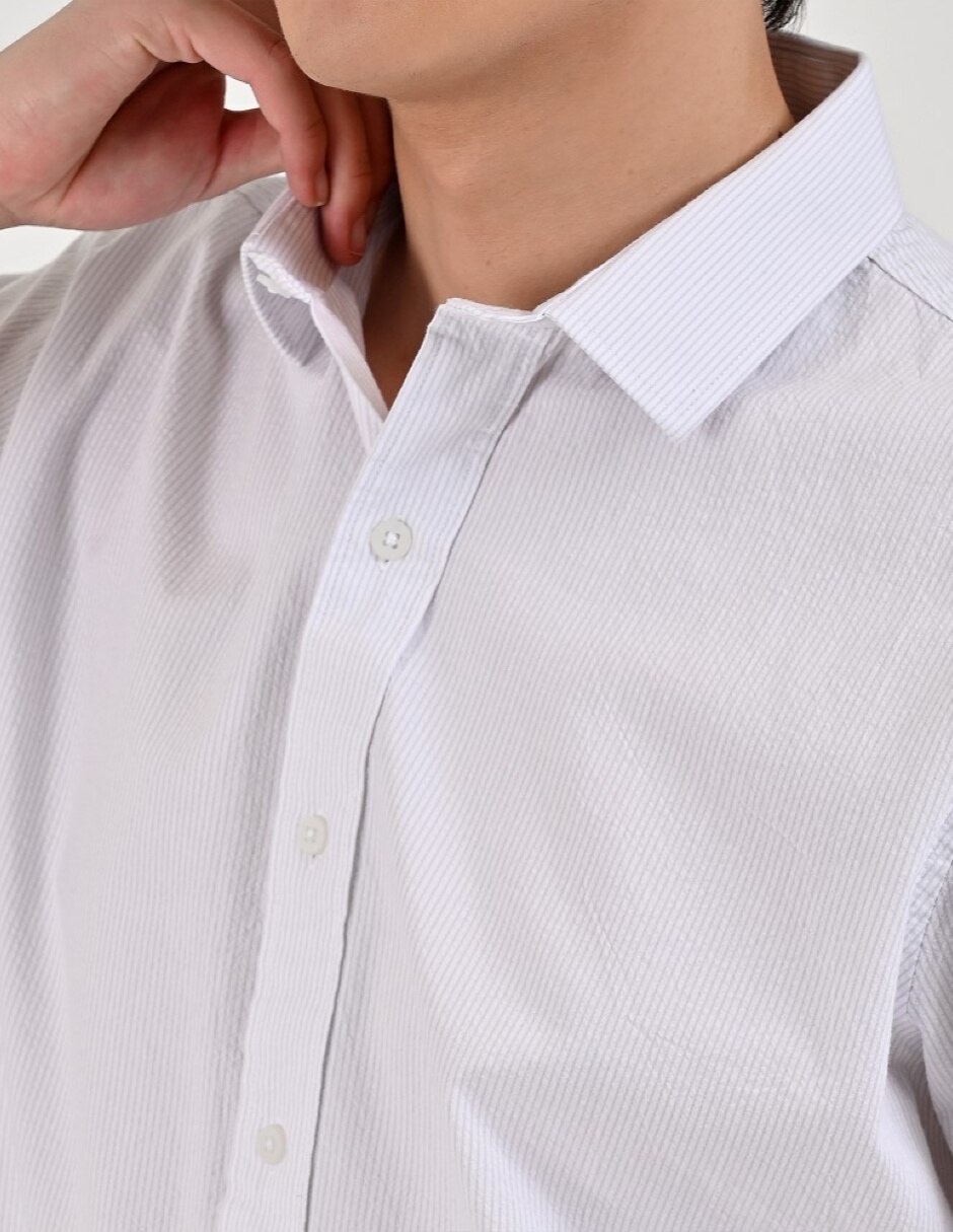 Camisa casual manga corta para hombre 4
