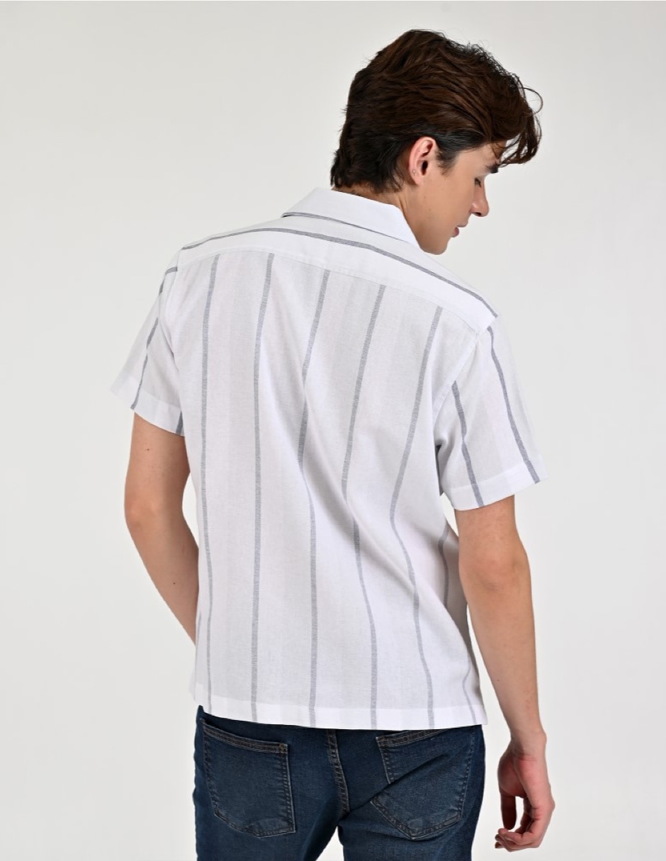 Camisa casual manga corta para hombre 2