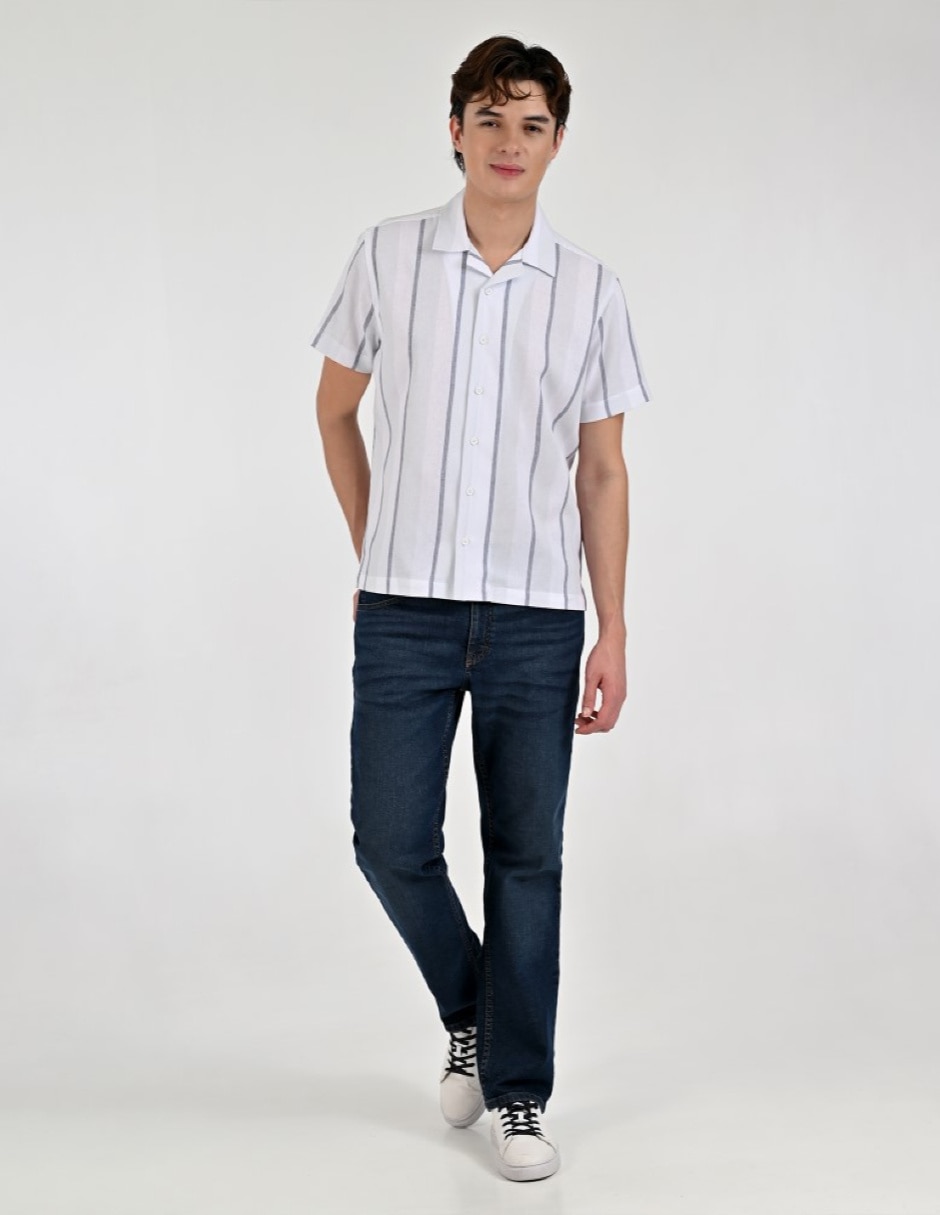 Camisa casual manga corta para hombre 3