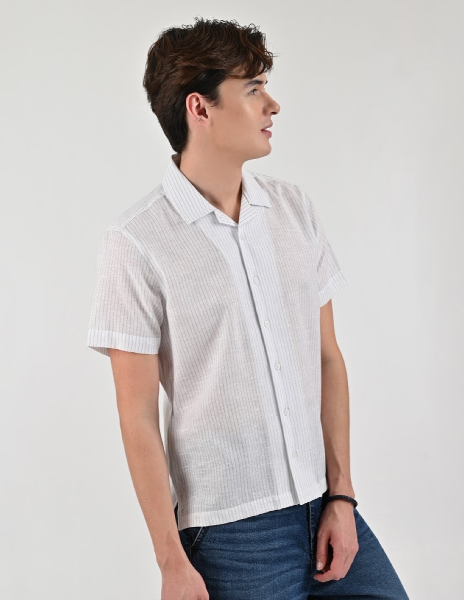Camisa casual manga corta para hombre 2