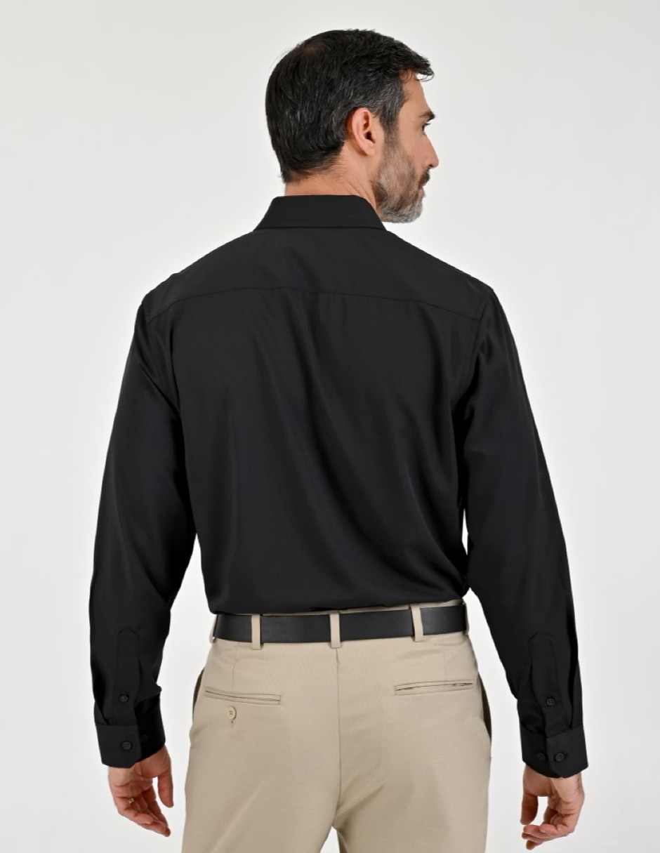 Camisa casual manga larga para hombre 2