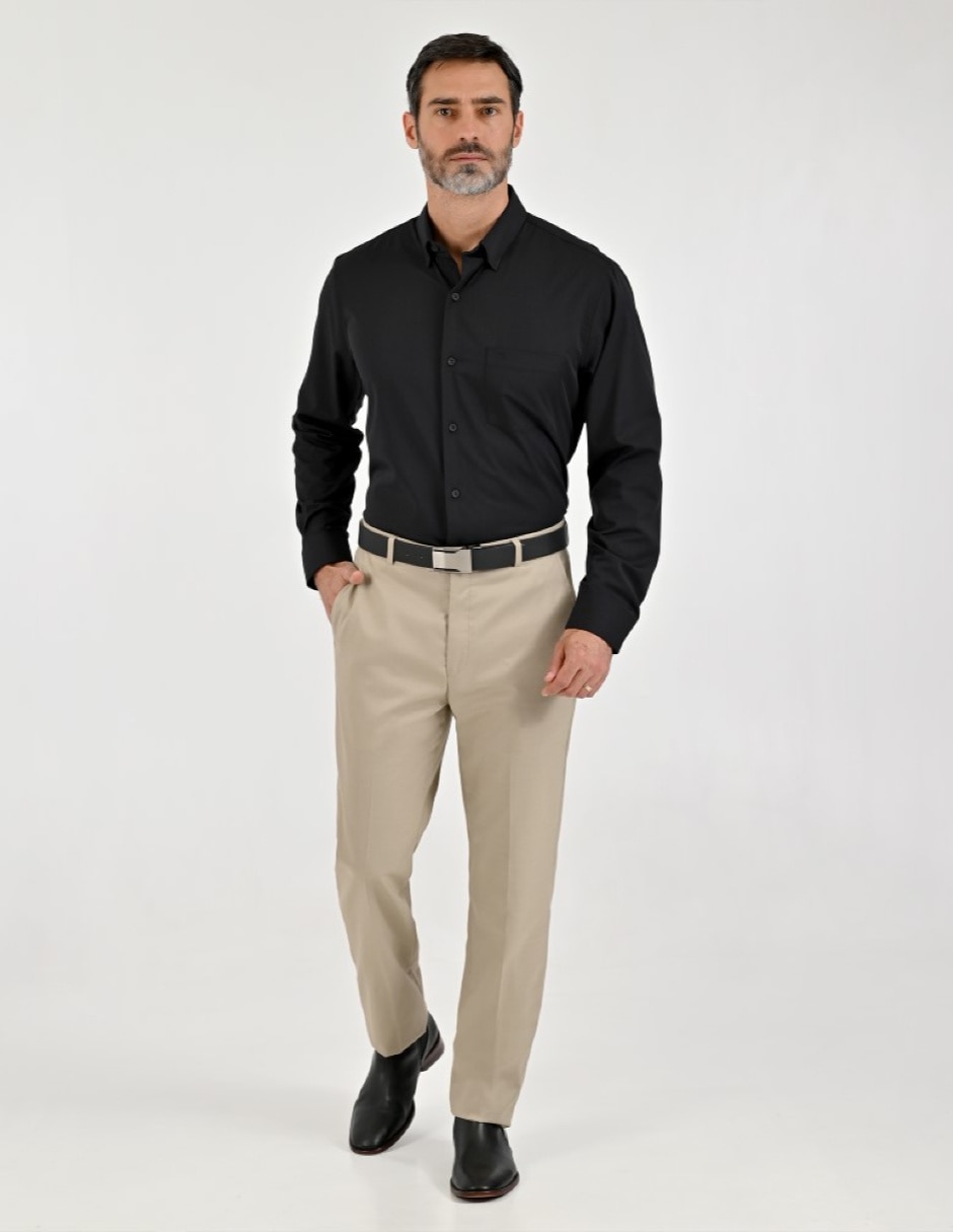 Camisa casual manga larga para hombre 3