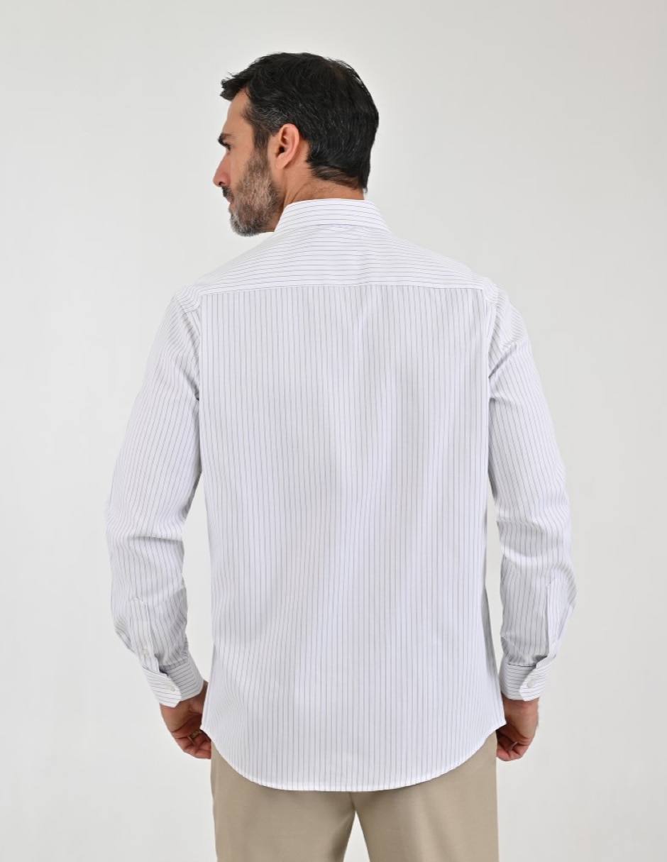 Camisa casual manga larga para hombre 3