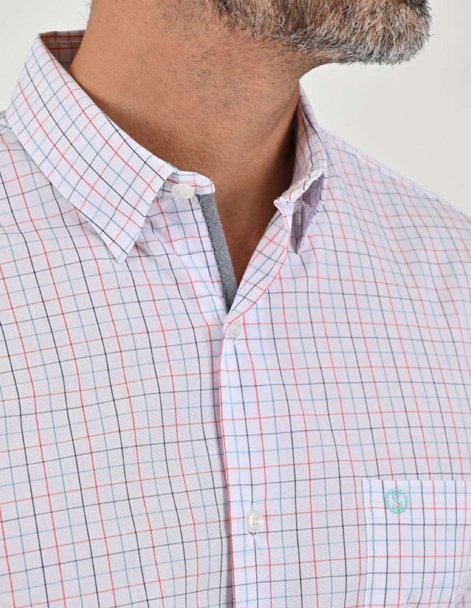 Camisa casual manga larga para hombre 3