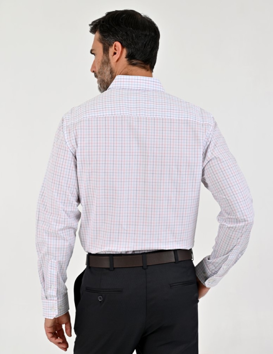 Camisa casual manga larga para hombre 5