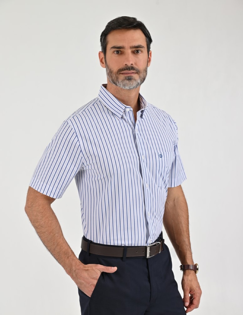 Camisa casual manga corta para hombre 2