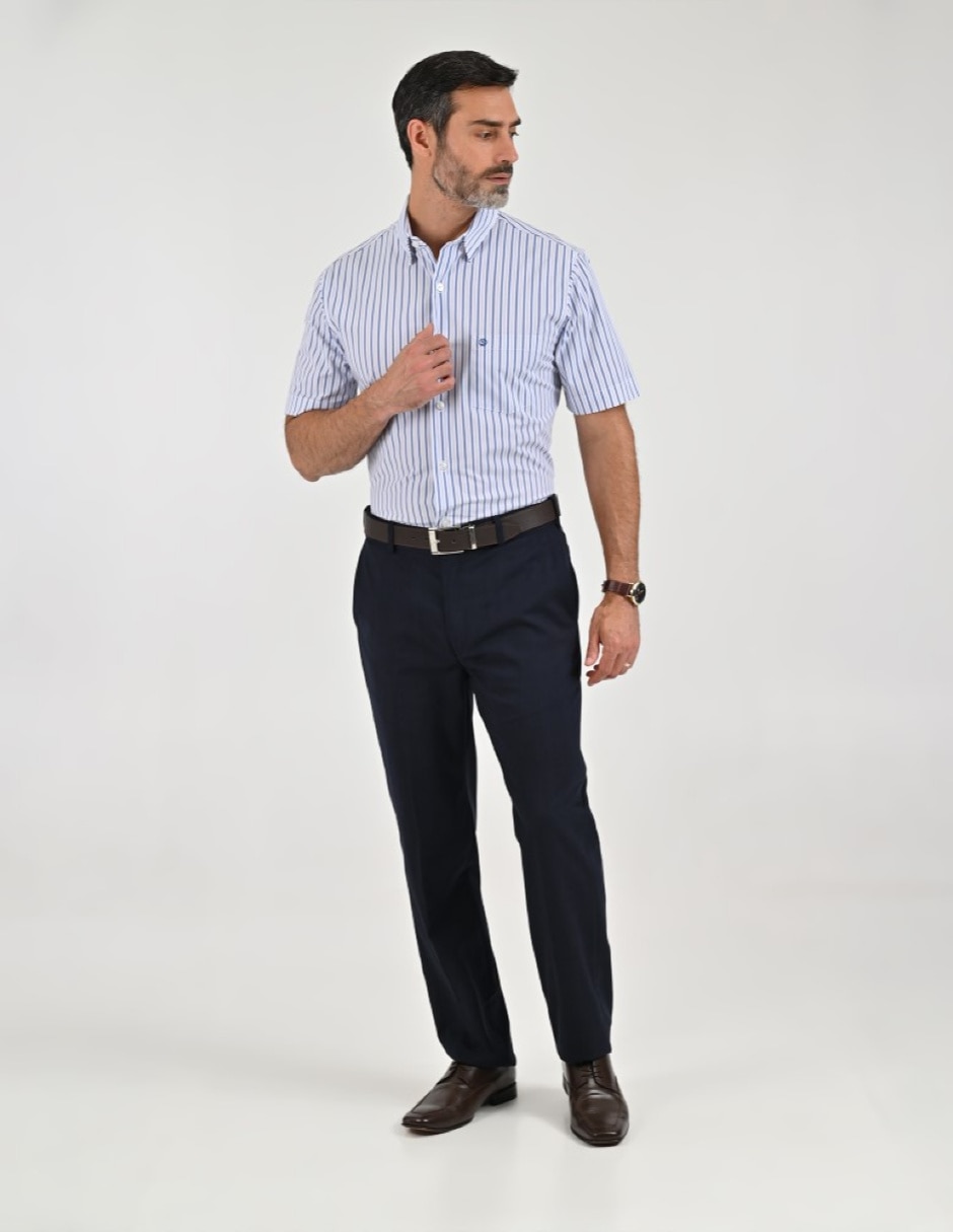 Camisa casual manga corta para hombre 4