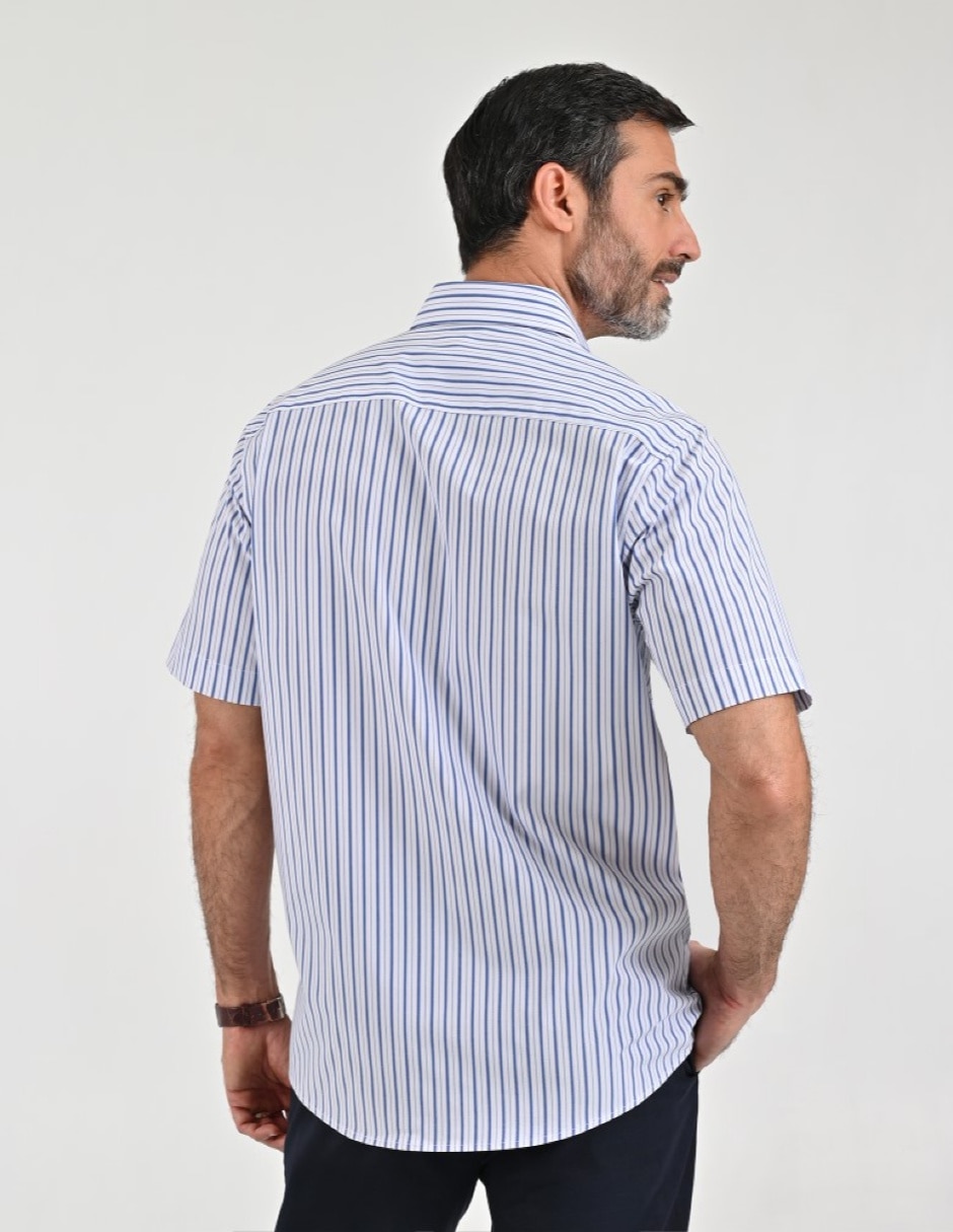 Camisa casual manga corta para hombre 5