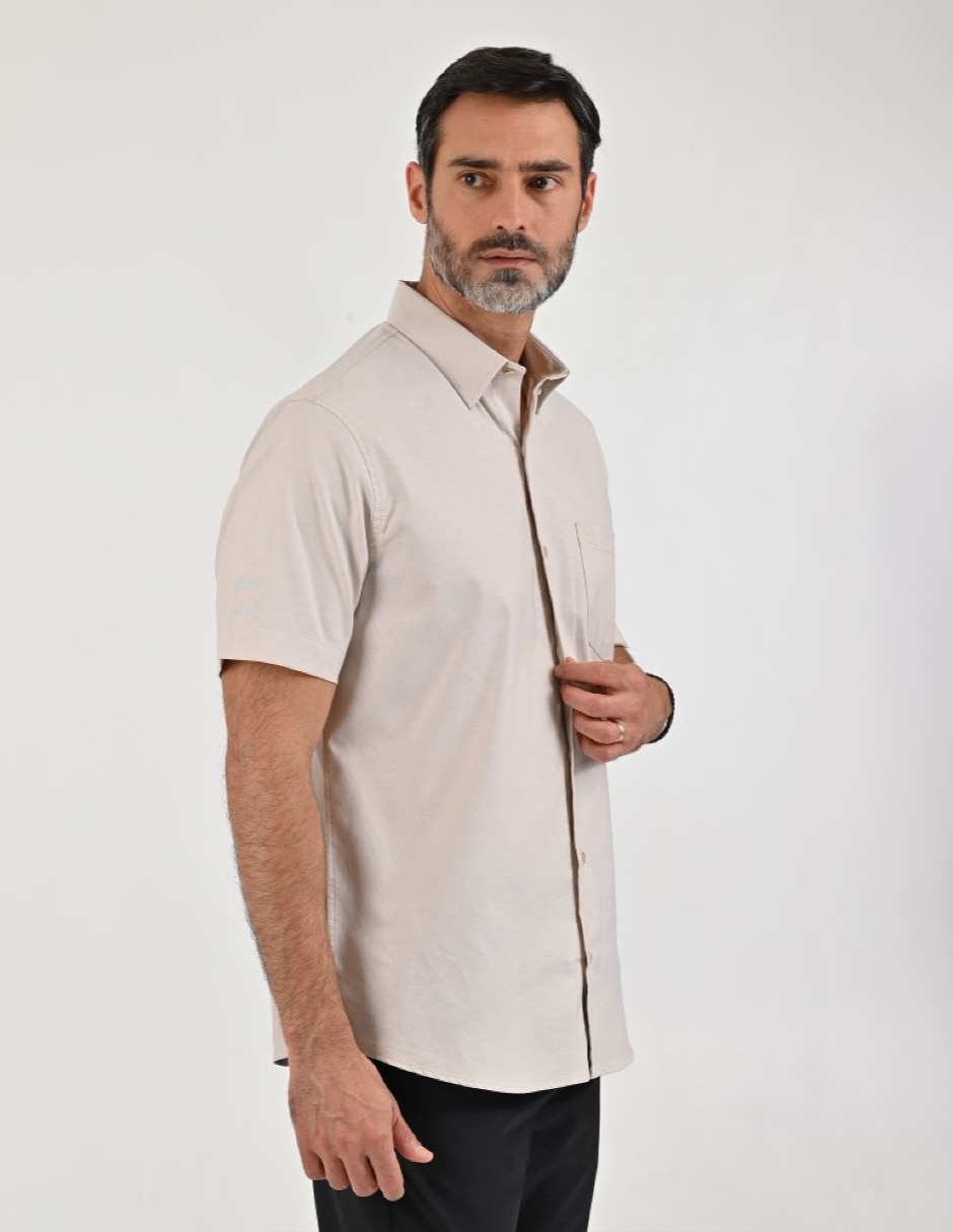 Camisa casual manga corta para hombre 3