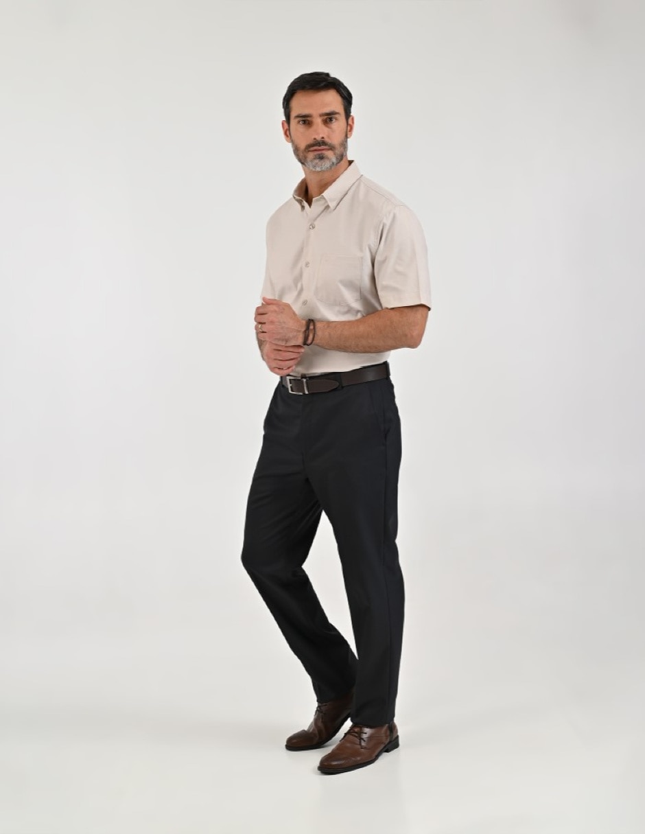 Camisa casual manga corta para hombre 5