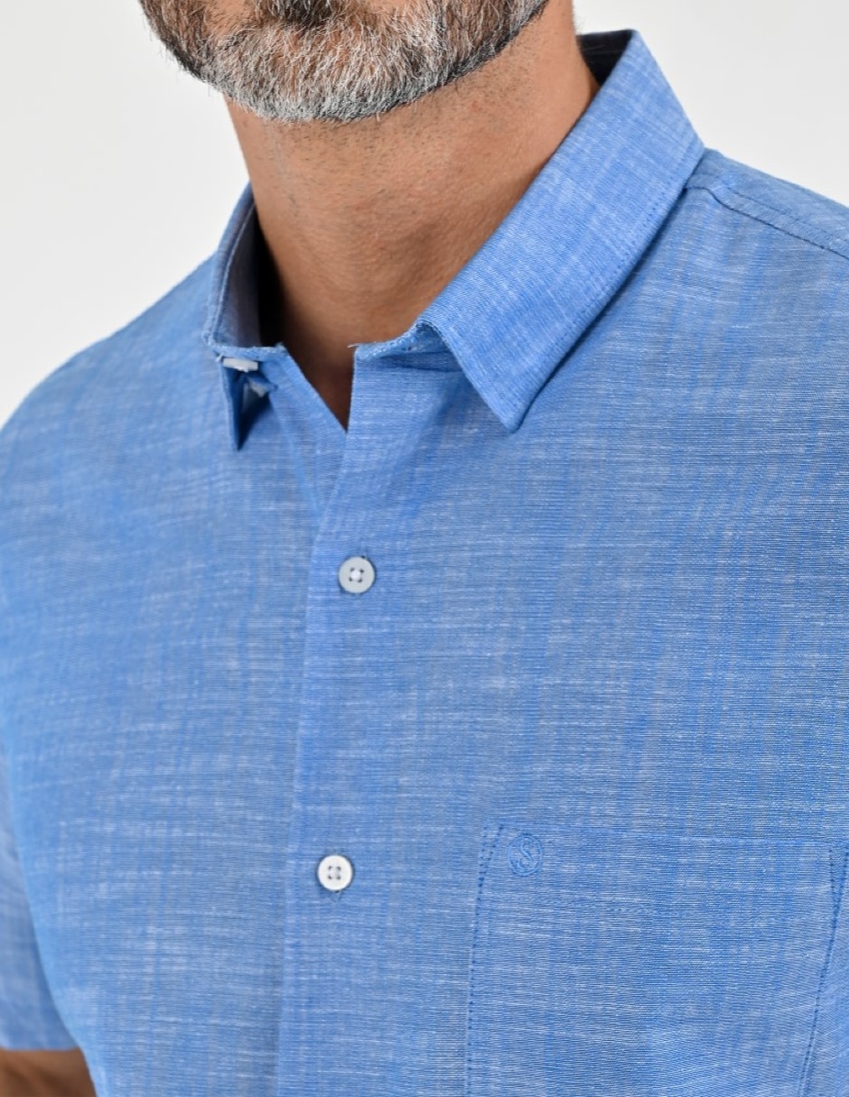 Camisa casual manga corta para hombre 3