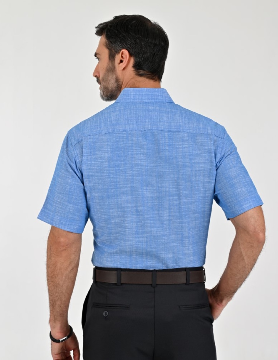 Camisa casual manga corta para hombre 4