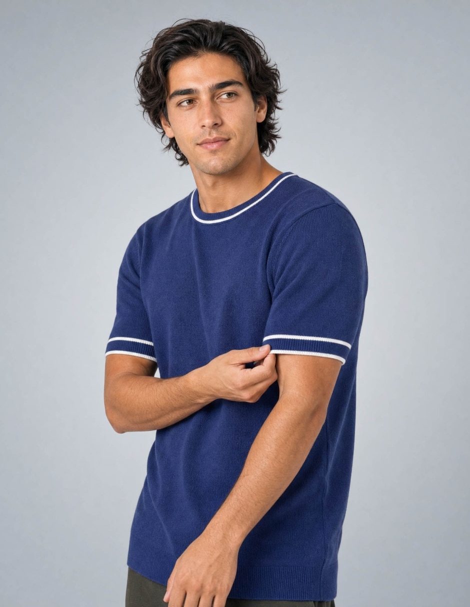 Playera cuello redondo para hombre Playera cuello redondo para hombre