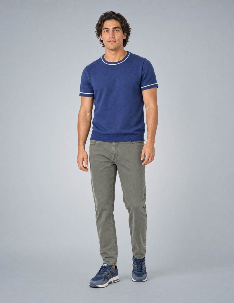 Playera cuello redondo para hombre 3