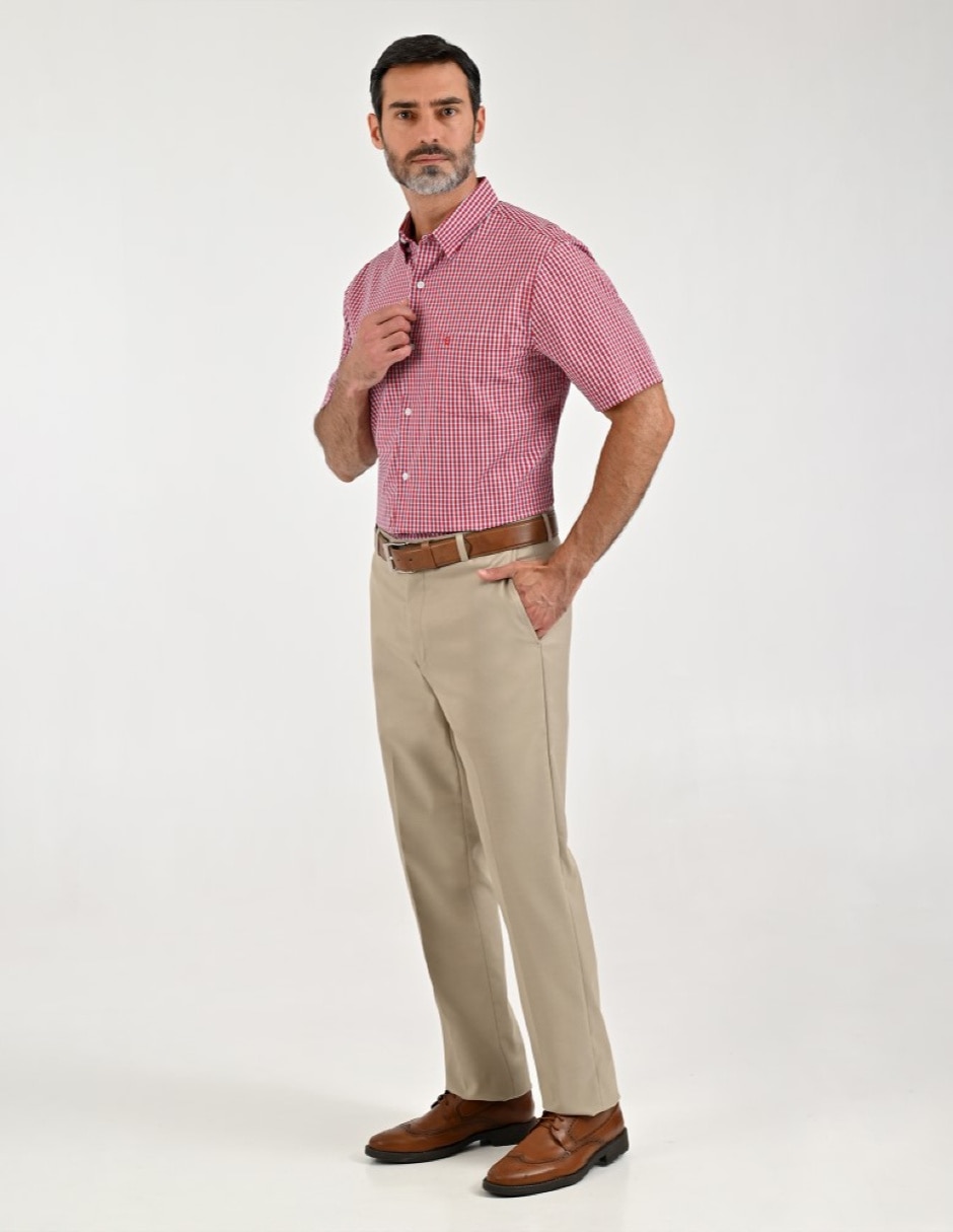 Camisa casual manga corta para hombre 4