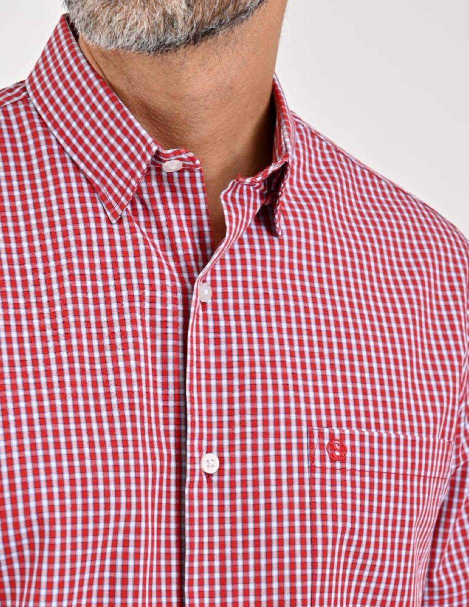 Camisa casual manga corta para hombre 5