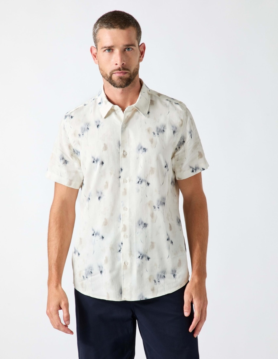 Camisa casual manga corta para hombre 2