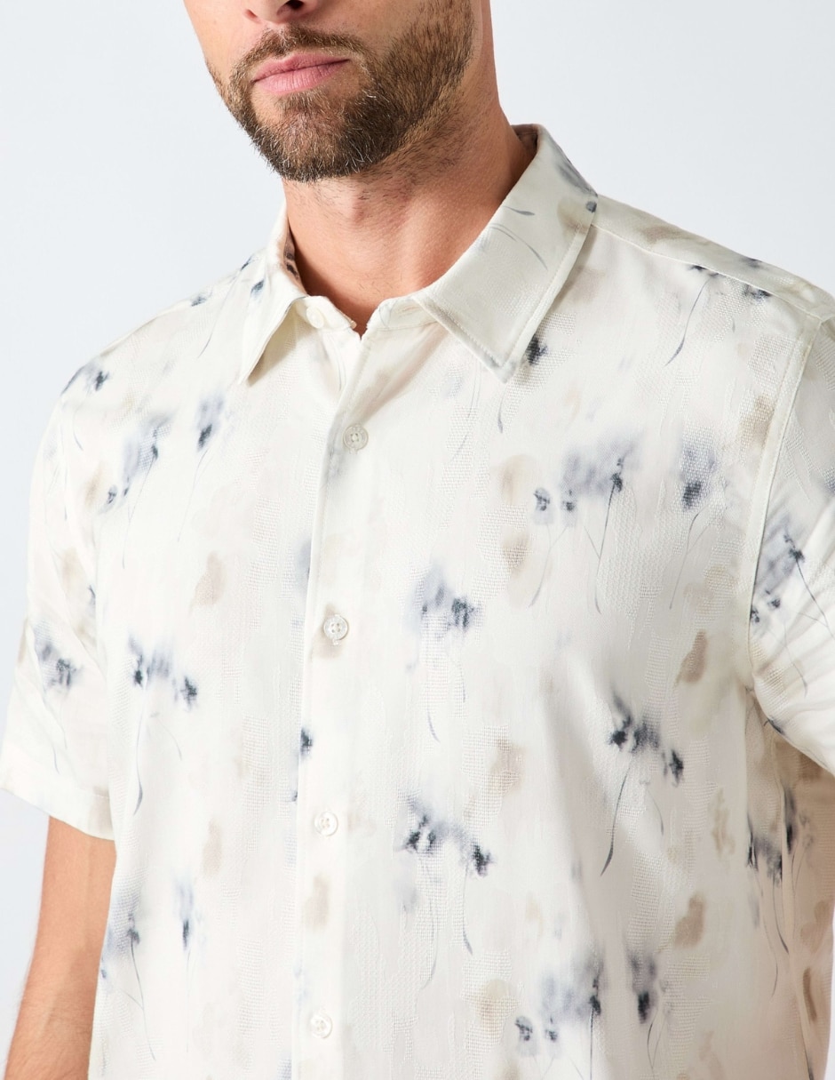 Camisa casual manga corta para hombre 3