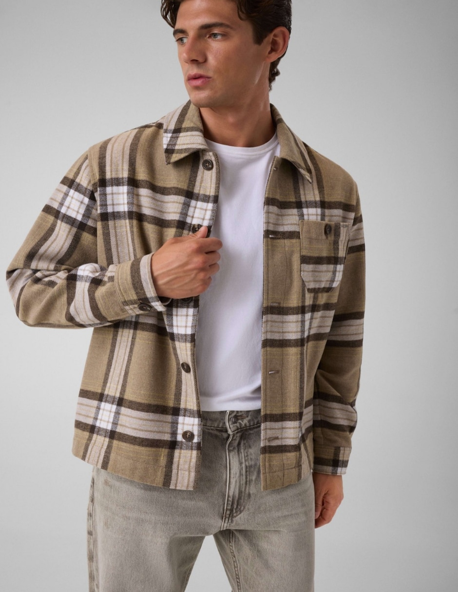 Camisa casual manga larga para hombre 3