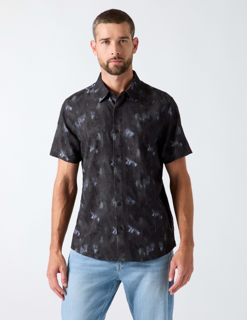 Camisa casual manga corta para hombre Camisa casual manga corta para hombre