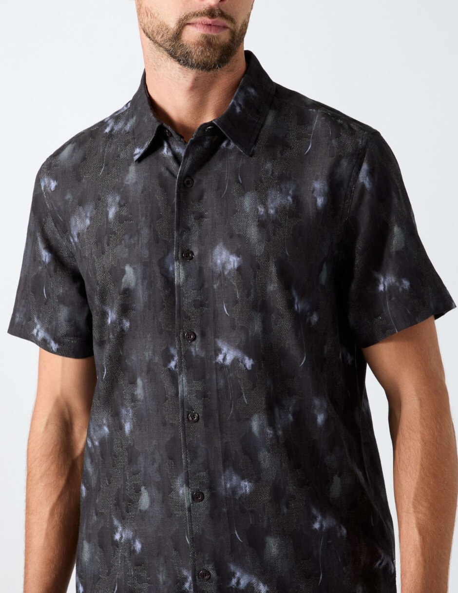 Camisa casual manga corta para hombre 3