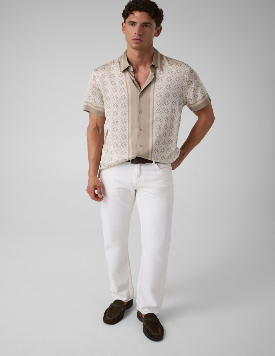 Camisa casual manga corta para hombre 3