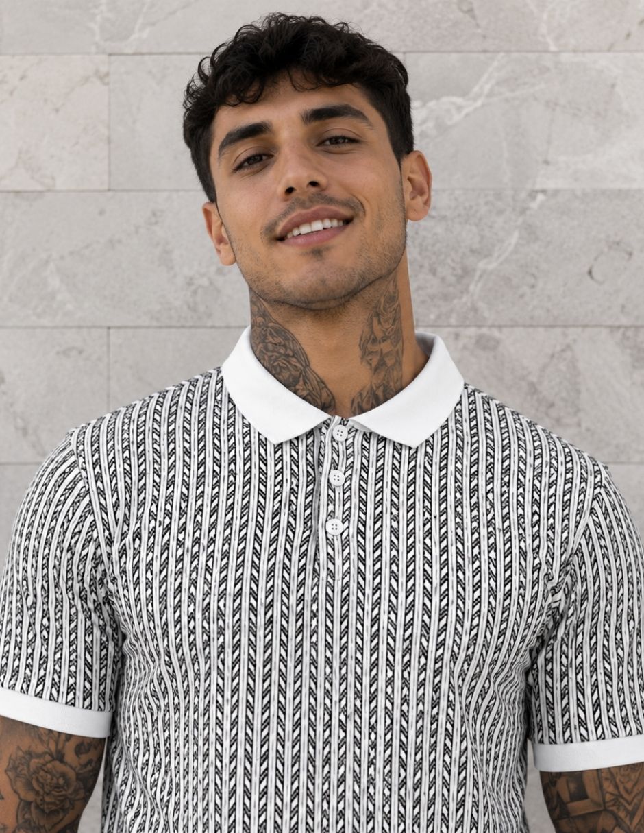 Playera tipo polo Para hombre 7