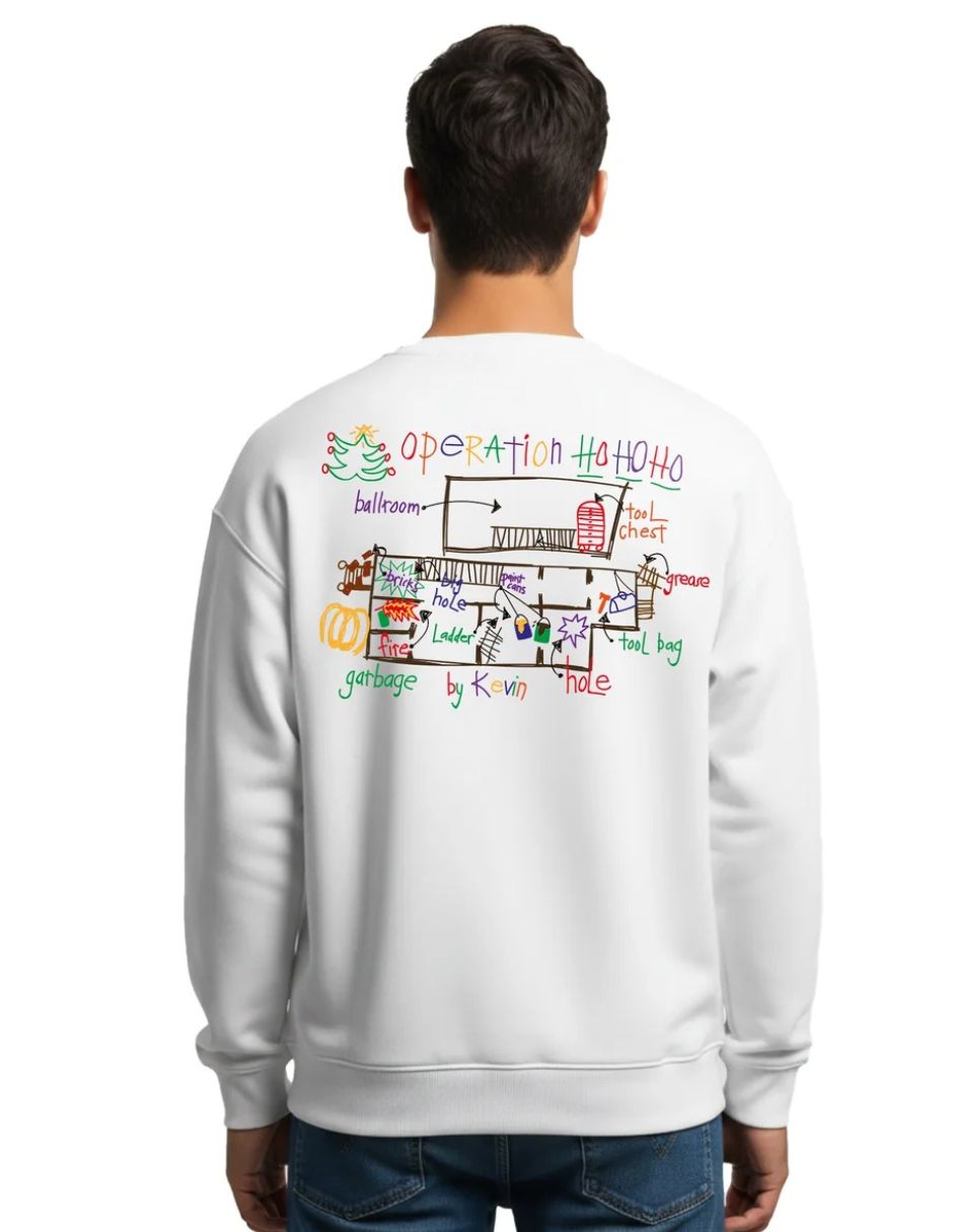 Sudadera disney original merry christmas ya filthy para hombre 2