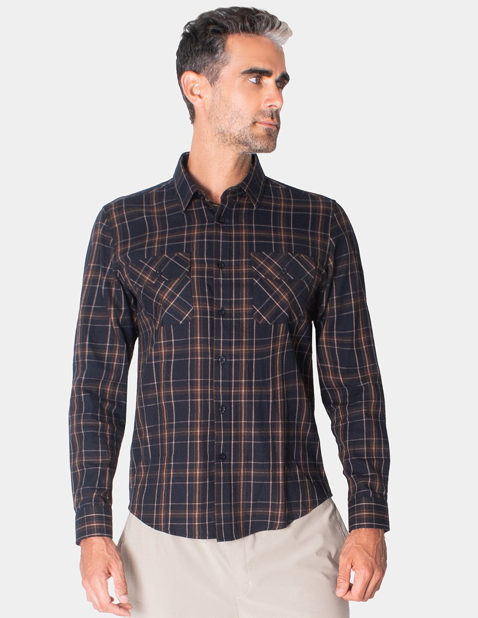 Camisa casual manga larga para hombre Camisa casual manga larga para hombre