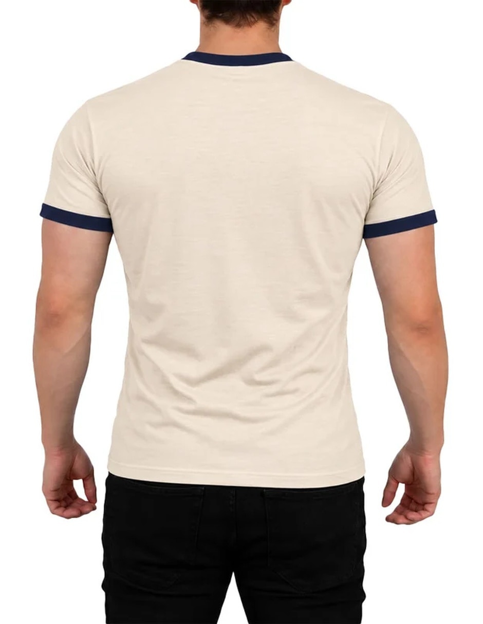 Playera anchor logo ringer cuello redondo para hombre 2