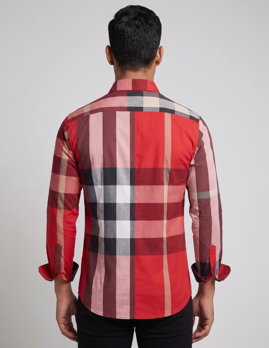 Camisa casual manga larga para hombre 2