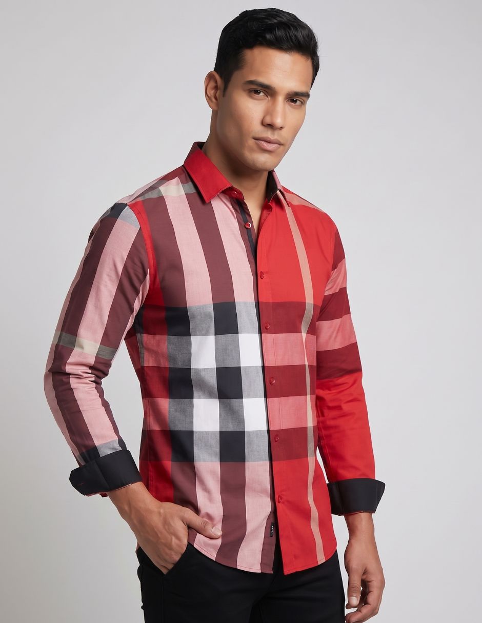 Camisa casual manga larga para hombre 3