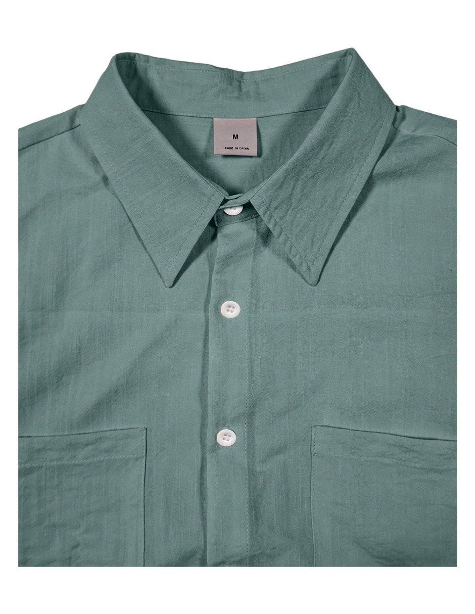 Camisa casual manga larga para hombre 5