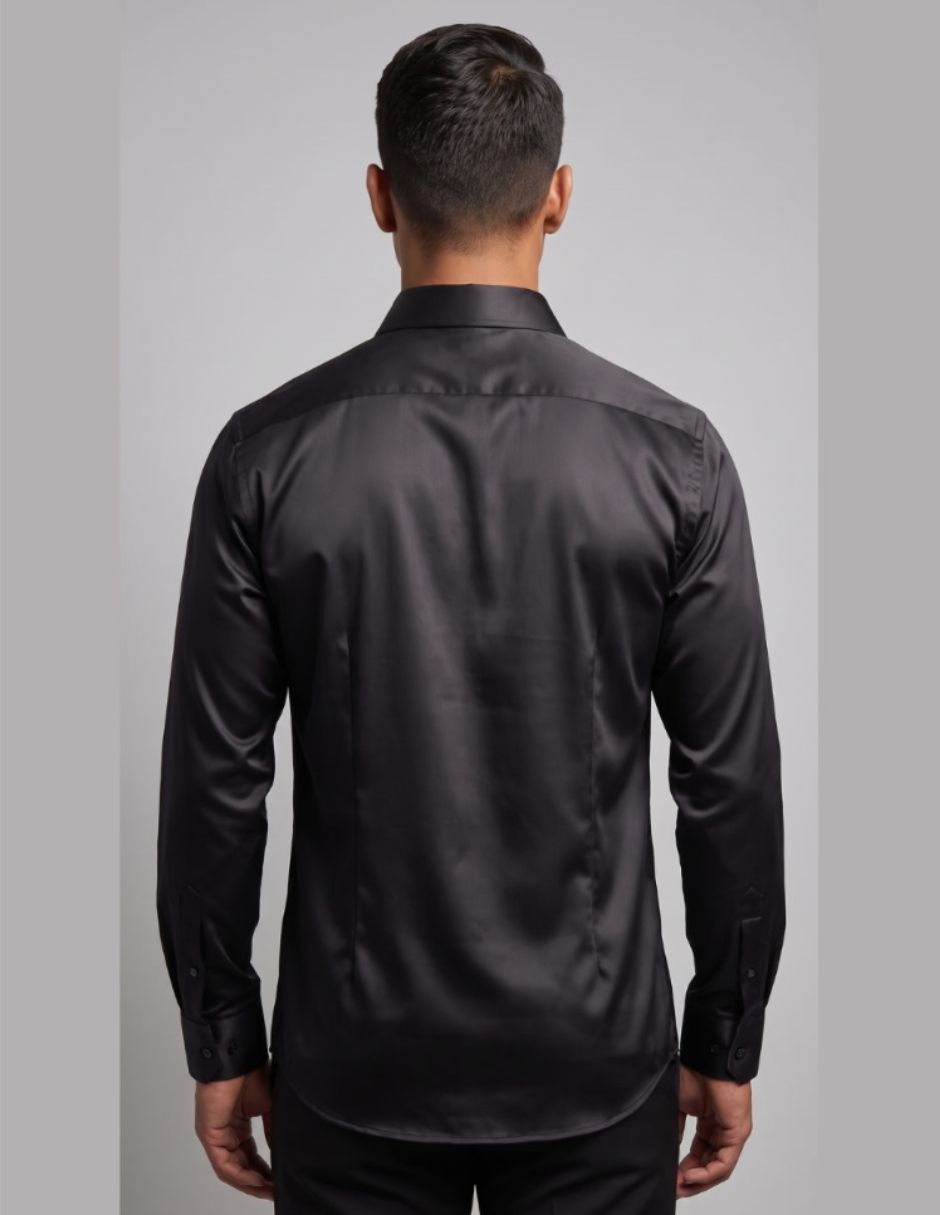 Camisa casual manga larga para hombre 2
