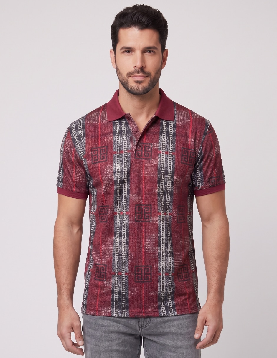 Playera cuello polo para hombre