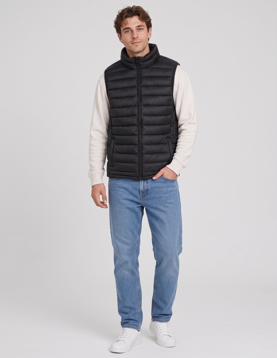 Chaleco con bolsillos para hombre