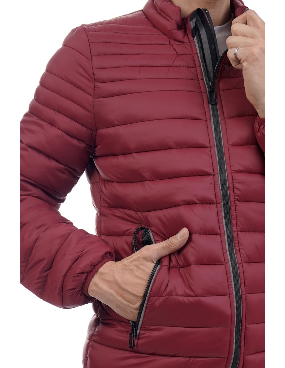 Chamarra acolchada con bolsillos para hombre 5