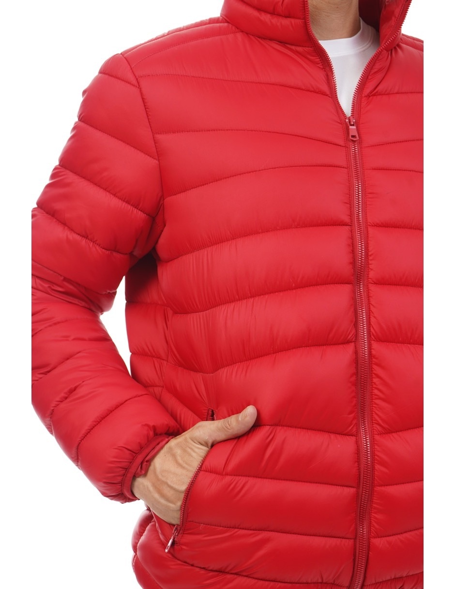 Chamarra acolchada con bolsillos para hombre 5