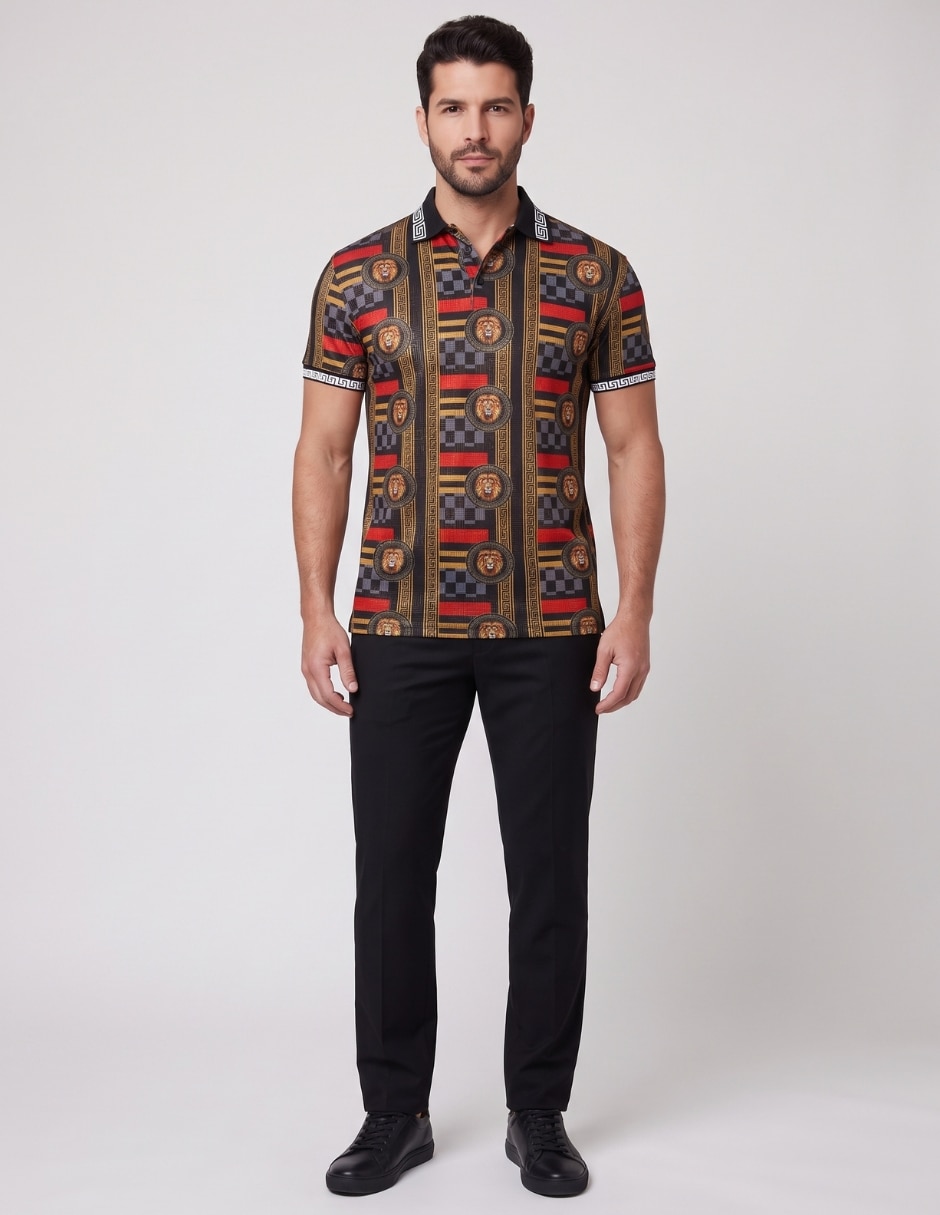 Playera cuello polo para hombre 2