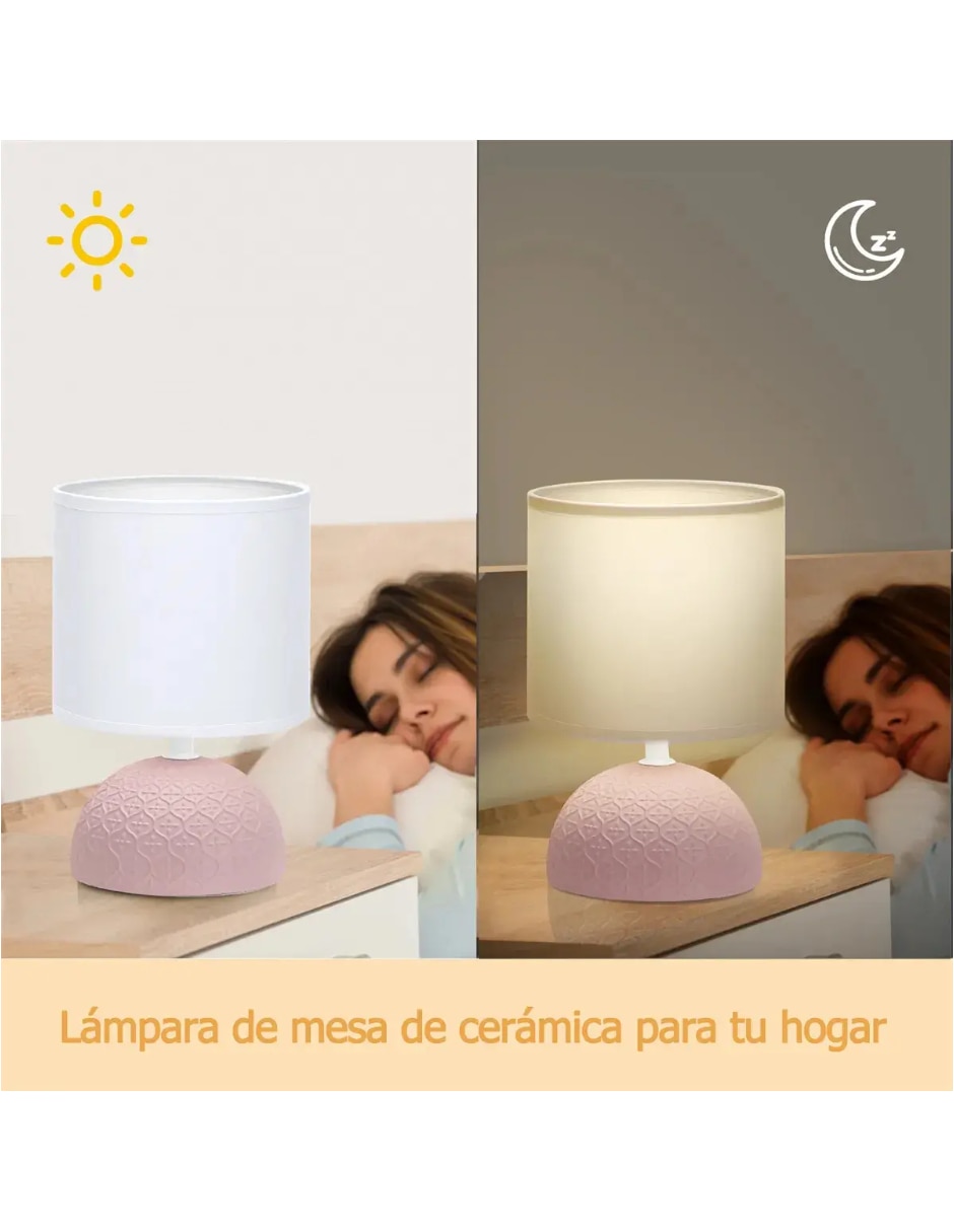 Lampara mesa incandescente y led 4