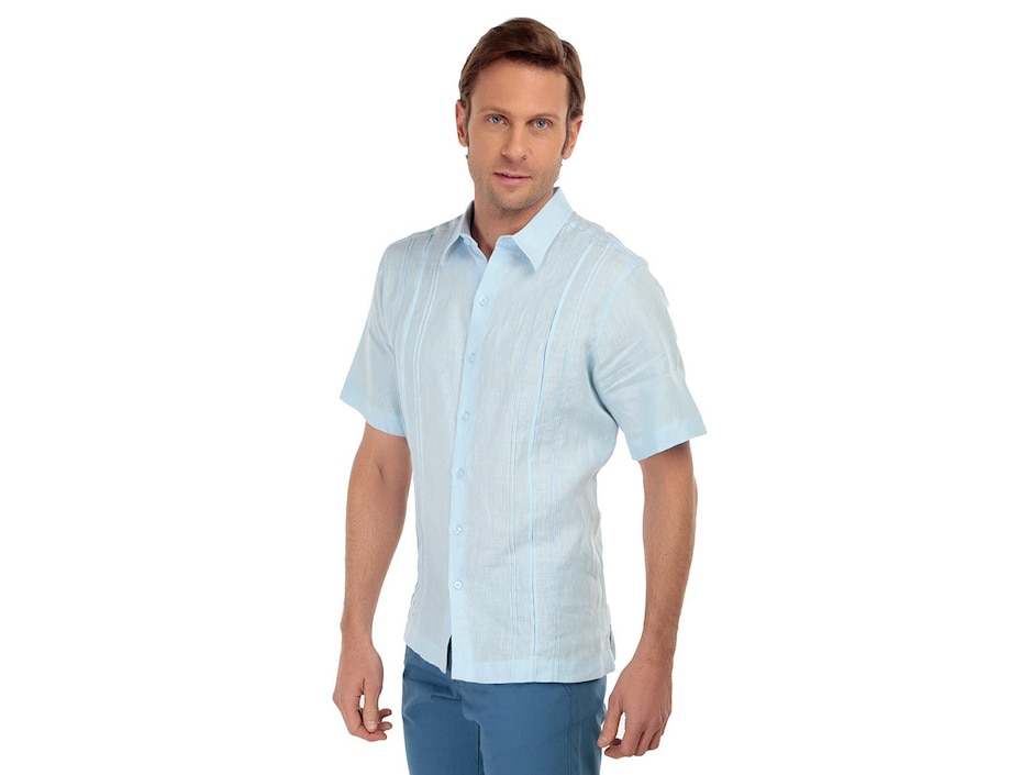 Guayabera manga corta para hombre 2