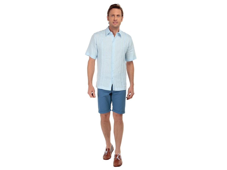 Guayabera manga corta para hombre 5