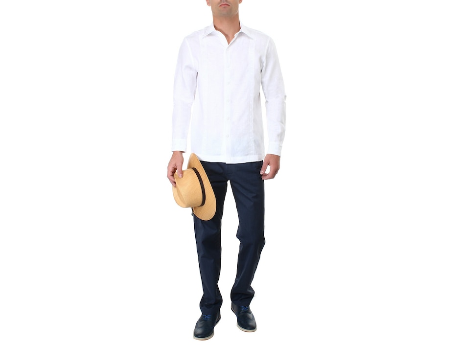 Guayabera manga larga Ábito para hombre