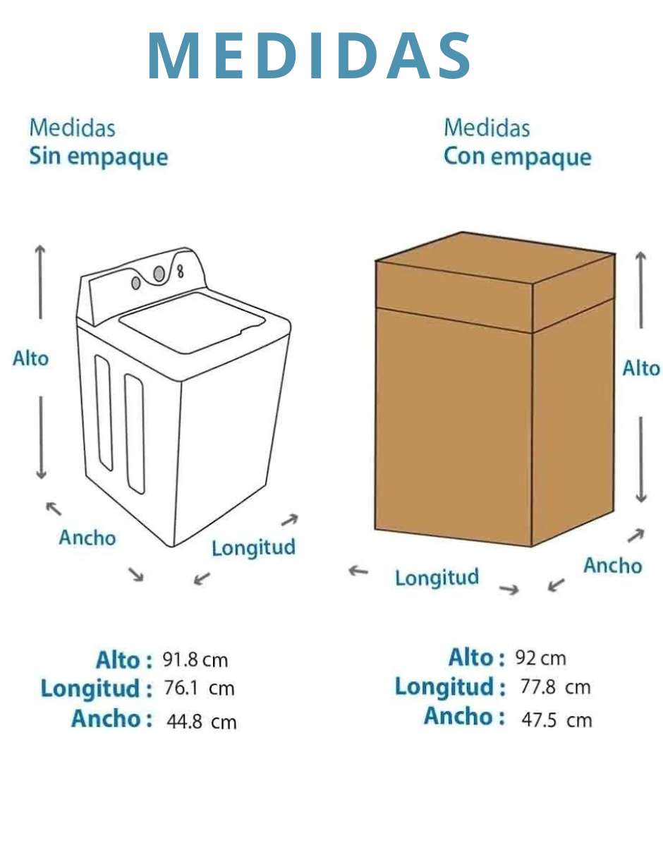 Lavadora doble tina semiautomática carga superior MLTT11M2NUCW 5