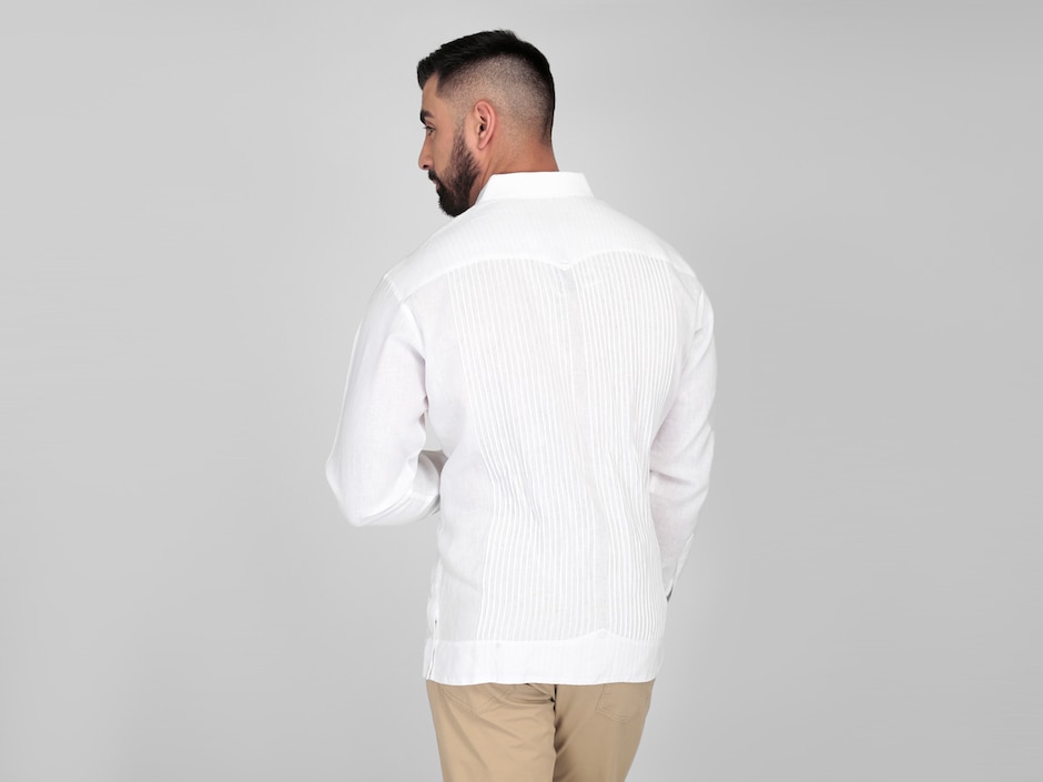 Guayabera manga larga Ábito para hombre