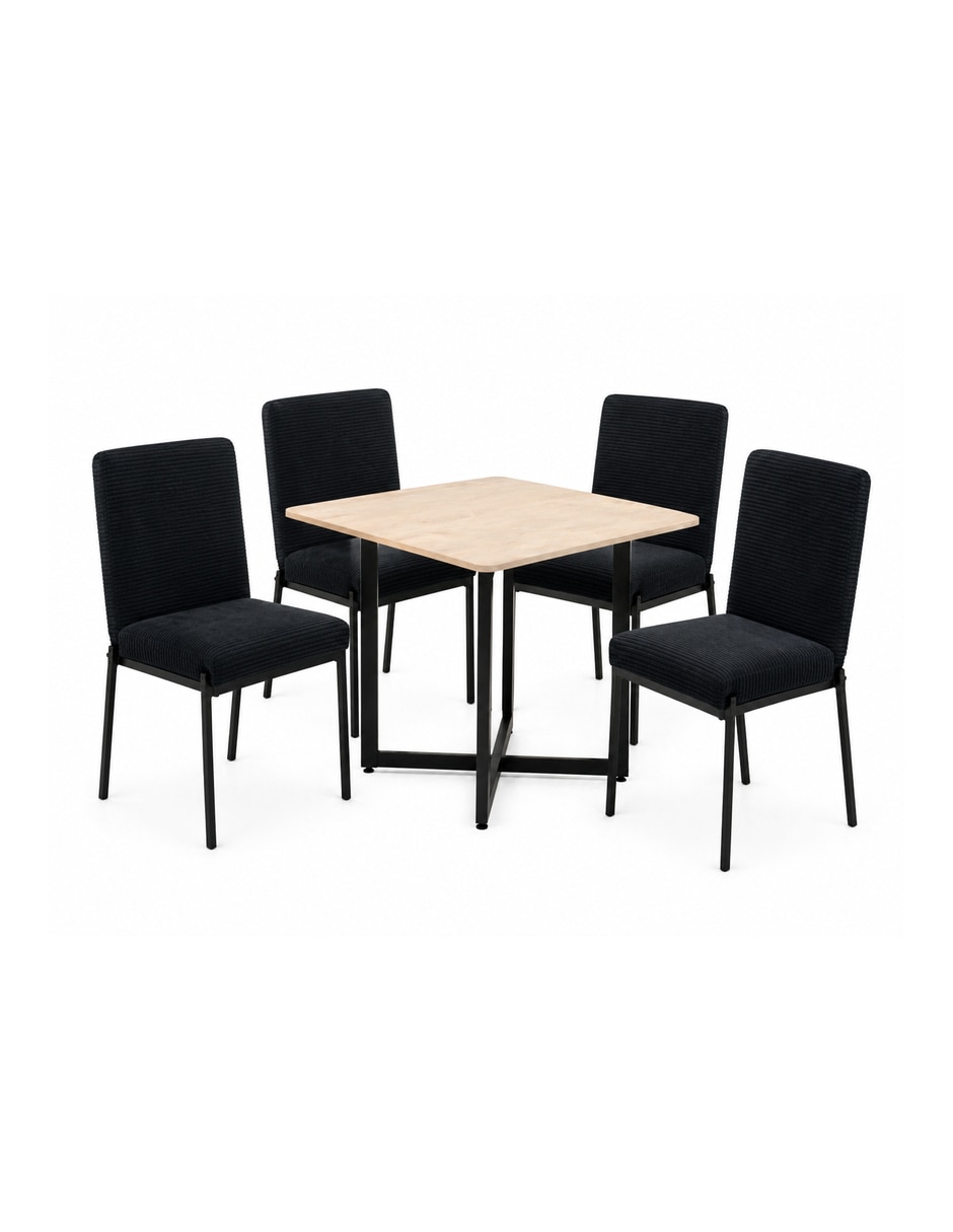 Comedor Luxen+Zenta para 4 personas de MDF Comedor Luxen+Zenta para 4 personas de MDF